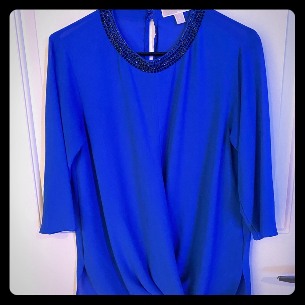 Michael Kors Blue Blouse